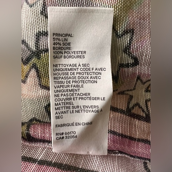 NWOT Zimmermann Concert Tie Neck Concert Lilac Collage Blouse Size XS/ AU 0 RARE - Picture 13 of 13